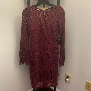 Lulu's purple lace dress